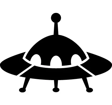 Laptop Aufkleber UFO - TenStickers