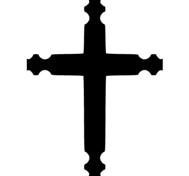 Christliches Kreus Sticker - TenStickers