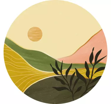 Wandtattoo 70er jahre vintage Hintergrund - TenStickers