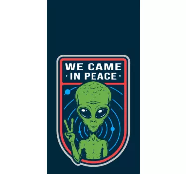 Sticker iphone alien begegnung - TenStickers