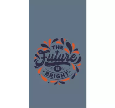 Sticker iphone zitat helle zukunft - TenStickers