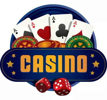 Casino Sticker - TenStickers