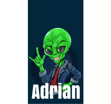 Sticker iphone alien charakter stimmung - TenStickers