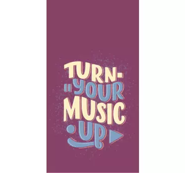 Sticker iphone musik vibrationsnachricht - TenStickers