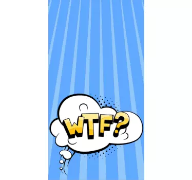 Sticker iphone sprechblasen zitat - TenStickers