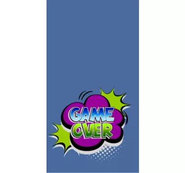 Sticker iphone game over grafik - TenStickers