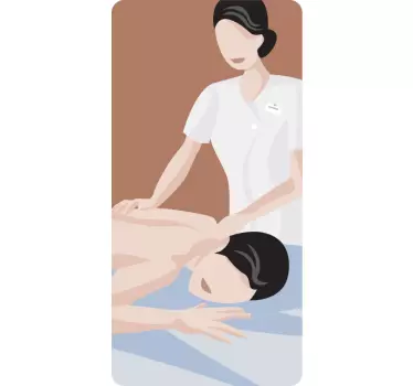 Wandtattoo Massage - TenStickers