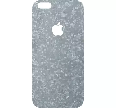 Sticker iphone mit strukturiertem grauen cover - TenStickers