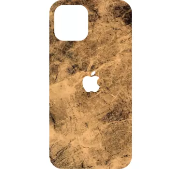 Sticker iphone mit strukturiertem goldenen finish - TenStickers