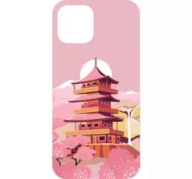 Sticker iphone pagodenblüte - TenStickers