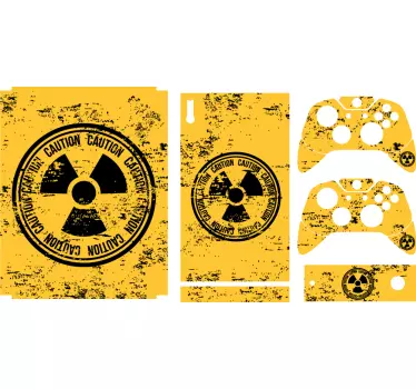 Xbox Folie Strahlungswarnsymbol - TenStickers