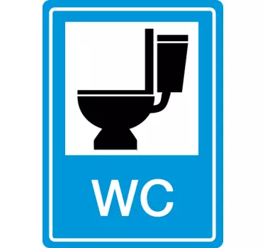 Badezimmer WC Aufkleber - TenStickers