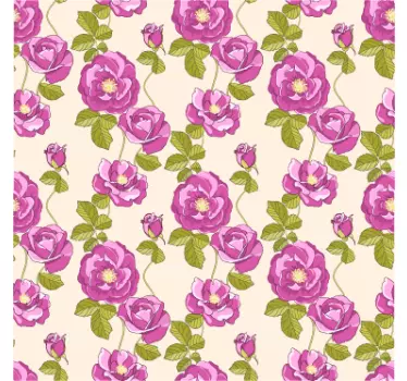 Blumen Aufkleber WC - TenStickers