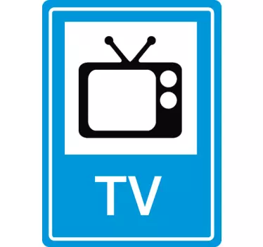 Wandtattoo Schlafzimmer TV Sticker - TenStickers