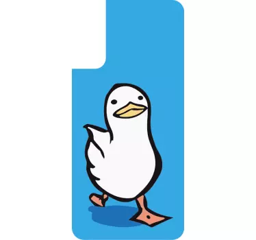 Aufkleber Iphone Swaggy walking ente - TenStickers