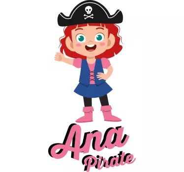 Wandtattoo kinderzimmer piratenthema charakter - TenStickers