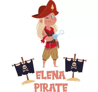Wandtattoo kinderzimmer piratenthema - TenStickers