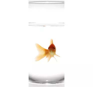 Goldfisch Kühlschrank Folie - TenStickers