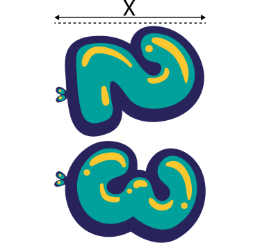 Aufkleber mülltonne farbenfrohes anpassbares design - TenStickers