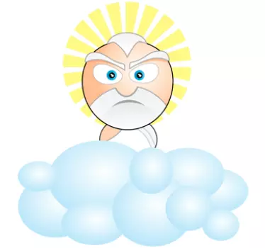 Gott Laptop Sticker - TenStickers