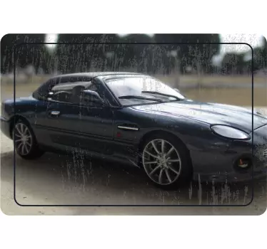 Laptop aufkleber elegantes sportauto - TenStickers
