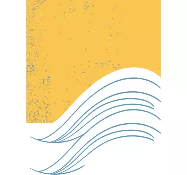 Wandtattoo Kunst Wasser geometrische kunst - TenStickers