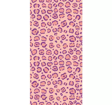 Folie kühlschrank im leopardenmuster - TenStickers
