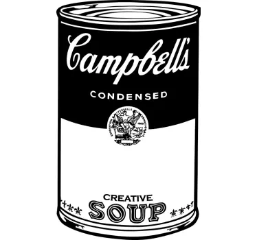 Campbells Suppe Aufkleber - TenStickers