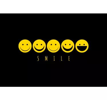 Laptop aufkleber smiley gesichter kollektion - TenStickers