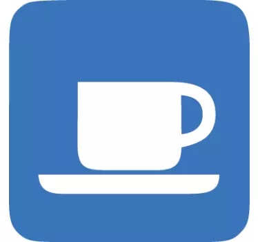 Kaffee Aufkleber - TenStickers