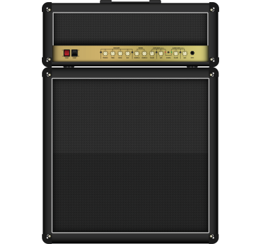 Kühlschrank Folie Rockgitarrenverstärker - TenStickers