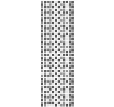 Folie tür mit geometrischem mosaikmuster - TenStickers