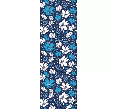 Folie duschkabine mit floraler motivanpassung - TenStickers