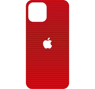 Sticker iphone mit rotem gestreiften cover - TenStickers