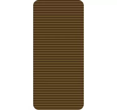 Sticker iphone mit braunem streifenmuster - TenStickers