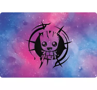 Notebook Aufkleber Baby groot spähen - TenStickers