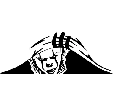 Folie geheimnisvoller clown - TenStickers