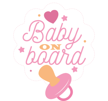 Baby on board aufkleber baby reisewarnung - TenStickers