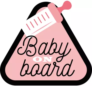 Baby on board aufkleber sicherheitshinweis baby - TenStickers