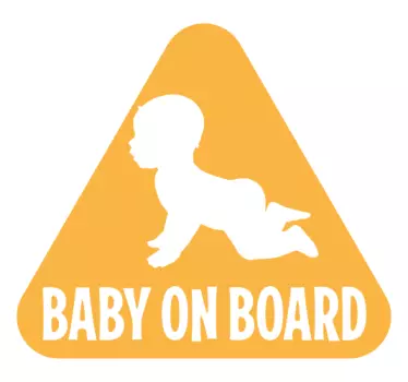 Baby on Board Aufkleber sicherheitsschild für babys - TenStickers