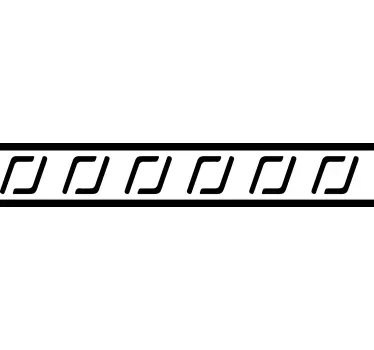 Bordüre selbstklebend elegantes linienmuster - TenStickers