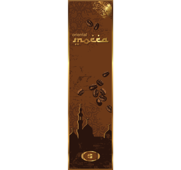 Mocca Kühlschrank Folie - TenStickers