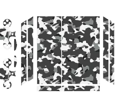 Ps4 aufkleber im camouflage-muster stil - TenStickers