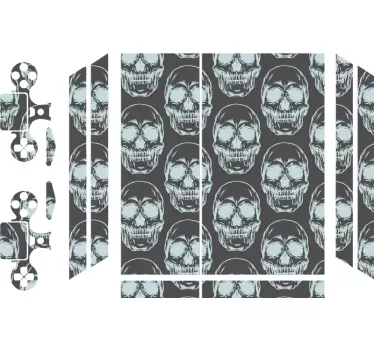 PS4 Aufkleber totenkopf-muster - TenStickers
