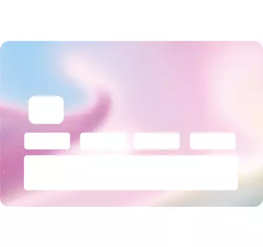 Kreditkarten Sticker Farbverlauf körnige wassertextur - TenStickers