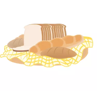 Brot Aufkleber - TenStickers