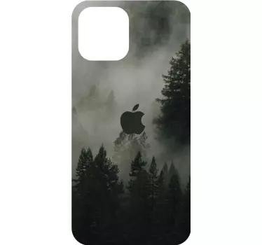 Aufkleber Iphone Dunkle neblige waldlandschaft - TenStickers