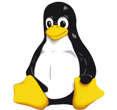 Laptop Aufkleber Linux Pinguin - TenStickers