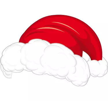 Weihnachtsmütze Aufkleber - TenStickers
