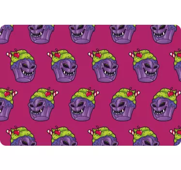 Laptop Aufkleber cukpcakes totenkopf-design - TenStickers